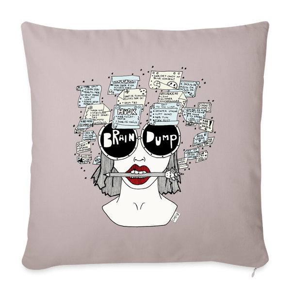ADHD Brain Dump - Sofapude - Sofapude med fyld 44 x 44 cm - Lys beige - Dajlig