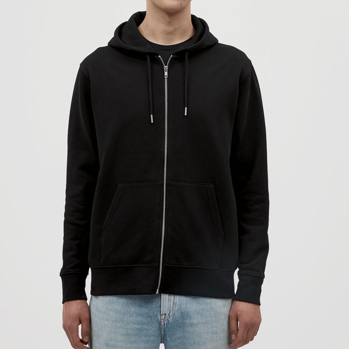 ADHD Brain Fried - Kraftig Unisex hættetrøje m. lynlås - Stanley/Stella økologisk unisex - hættejakke CULTIVATOR - sort - Dajlig