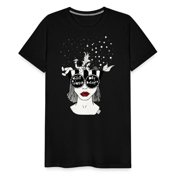 ADHD Day Dreamer, Night Thinker Herre T-shirt - Herre premium T-shirt - sort - Dajlig