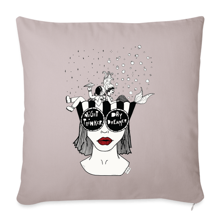 ADHD Day Dreamer, Night Thinker - Sofa Pude betræk - Pudebetræk 45 x 45 cm - Lys beige - Dajlig