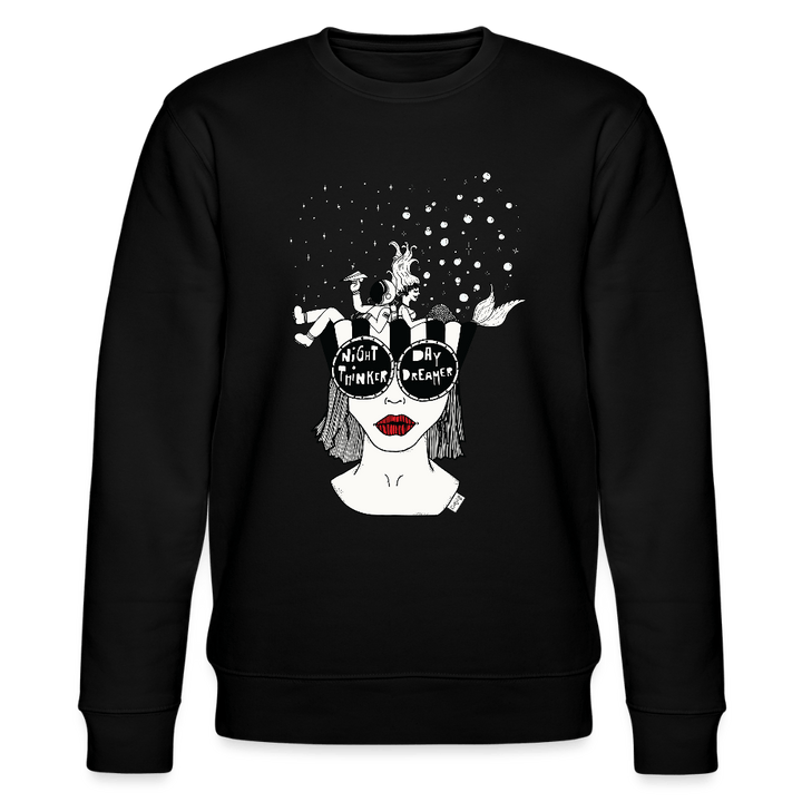 ADHD Day Dreamer, Night Thinker - Unisex Sweatshirt - Stanley/Stella økologisk unisex - sweatshirt CHANGER - beige - Dajlig