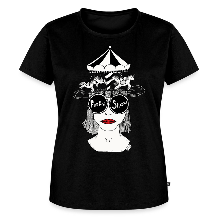 ADHD Freak Show Dame T-shirt - Dame premium T-shirt - sort - Dajlig