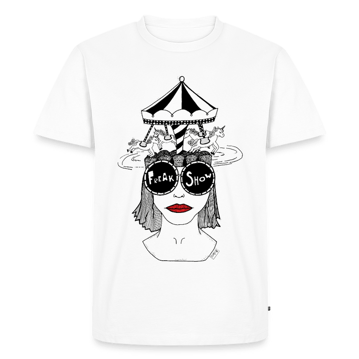 ADHD Freak Show Herre T-shirt - Herre premium T-shirt - hvid - Dajlig