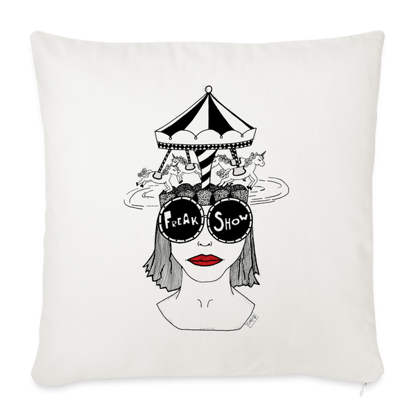 ADHD Freakshow - Sofapude - Sofapude med fyld 44 x 44 cm - naturhvid - Dajlig