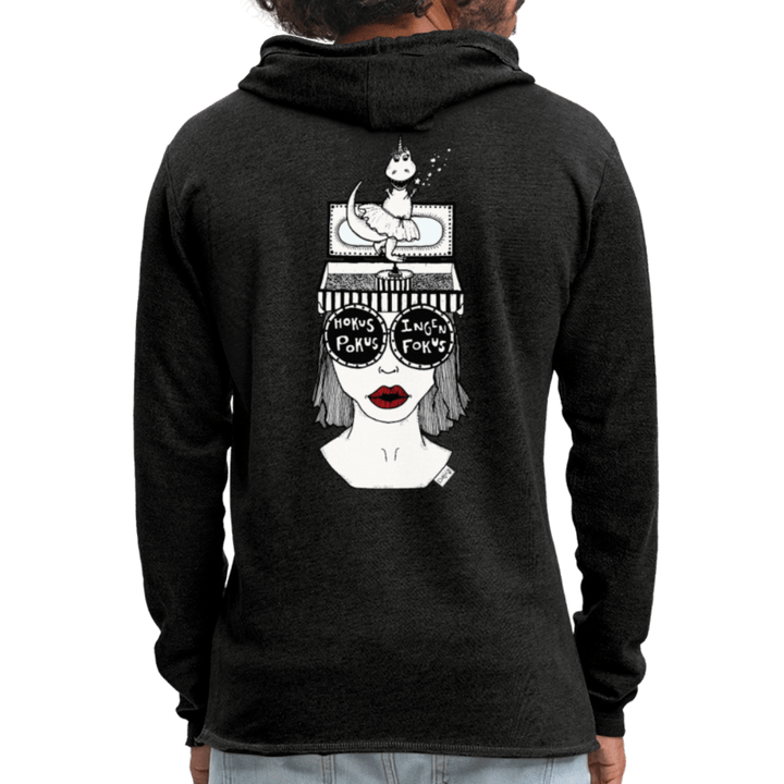 ADHD Hokus Pokus - Let Unisex hættetrøje - Let sweatshirt med hætte, unisex - charcoal - Dajlig