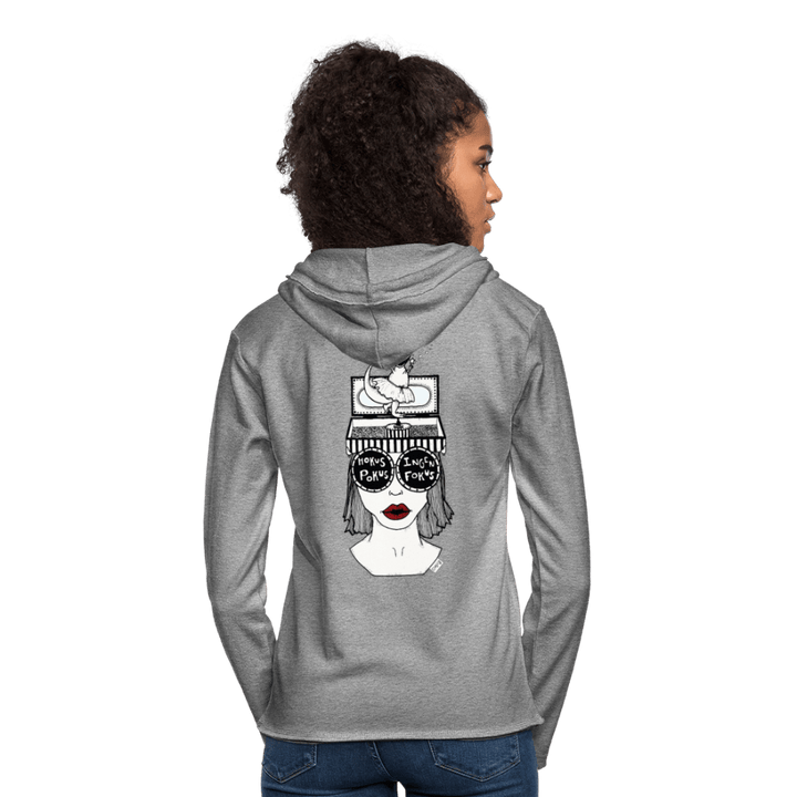 ADHD Hokus Pokus - Let Unisex hættetrøje - Let sweatshirt med hætte, unisex - grå meleret - Dajlig