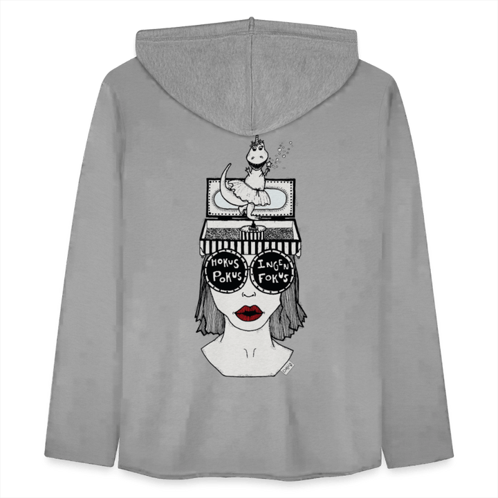 ADHD Hokus Pokus - Let Unisex hættetrøje - Let sweatshirt med hætte, unisex - grå meleret - Dajlig