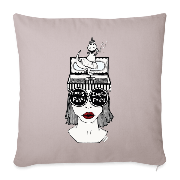 ADHD Hokus Pokus - Sofa Pude Betræk - Pudebetræk 45 x 45 cm - Lys beige - Dajlig