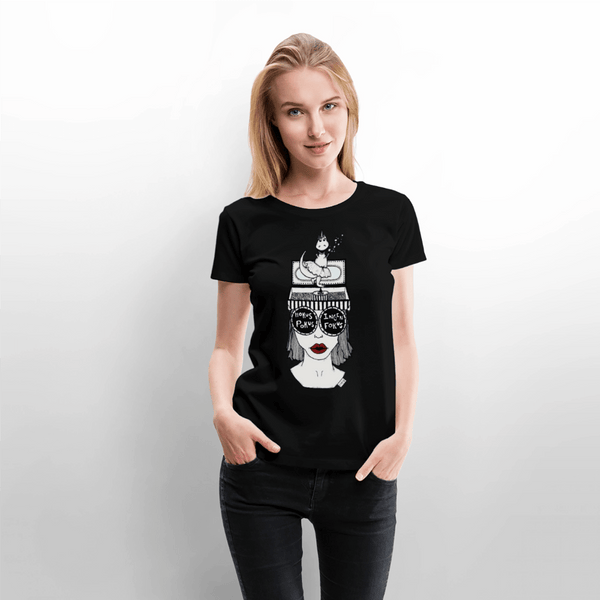 ADHD Hokus Pokus Sofie Dame T-shirt - Dame premium T-shirt - sort - Dajlig