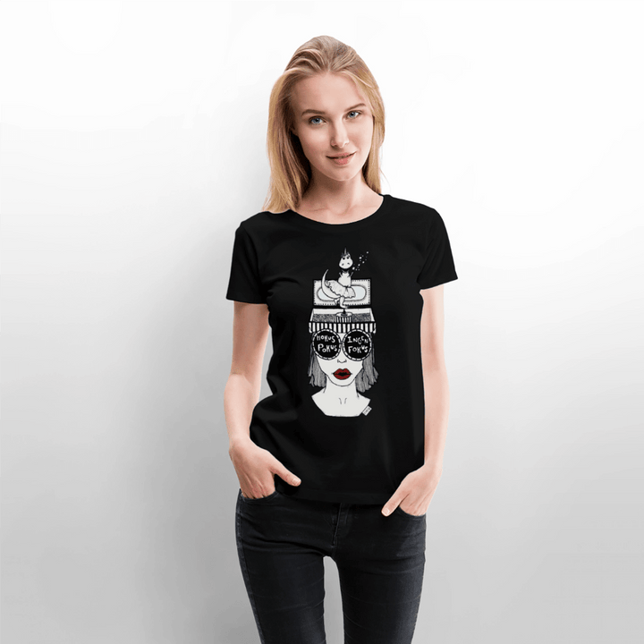 ADHD Hokus Pokus Sofie Dame T-shirt - Dame premium T-shirt - sort - Dajlig
