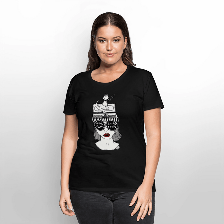ADHD Hokus Pokus Sofie Dame T-shirt - Dame premium T-shirt - sort - Dajlig