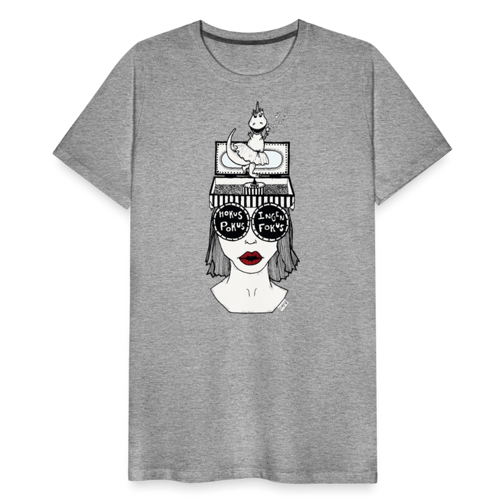 ADHD Hokus Pokus Sofie Herre T-shirt - Herre premium T-shirt - grå meleret - Dajlig