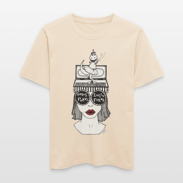 ADHD Hokus Pokus Sofie Unisex T-shirt - Stanley/Stella Relaxed Fit økologisk unisex - T-shirt Sparker - råhvid - Dajlig