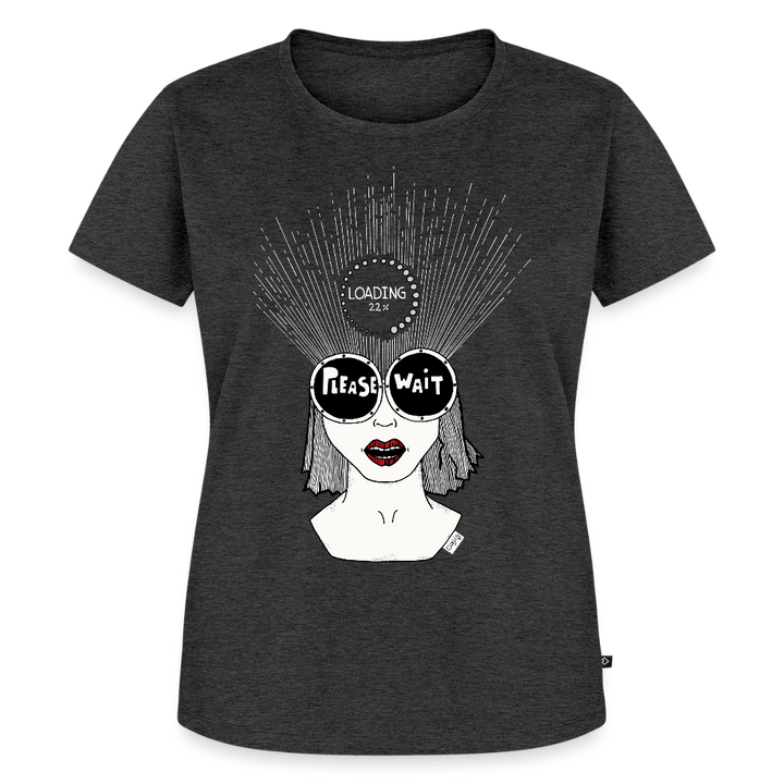 ADHD Loading Dame T-shirt - Dame premium T-shirt - antracit meleret - Dajlig