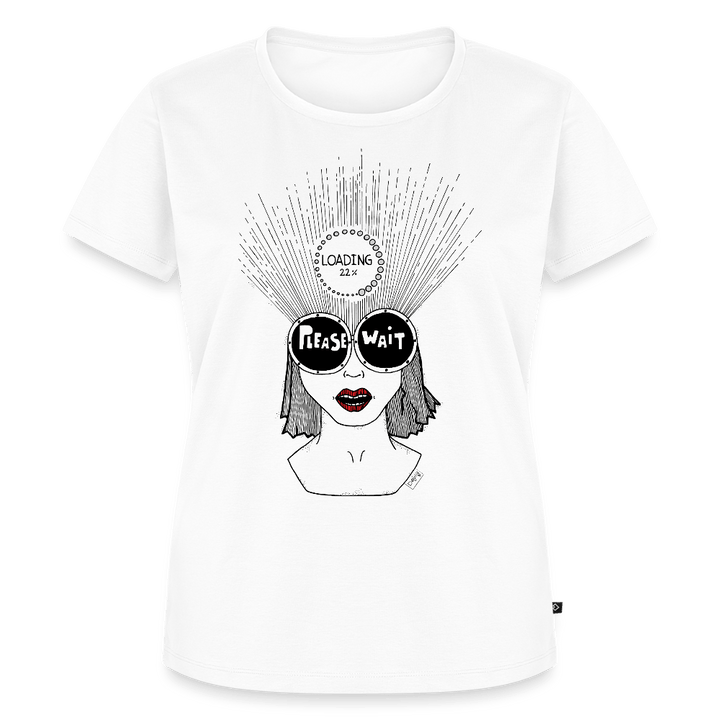 ADHD Loading Dame T-shirt - Dame premium T-shirt - hvid - Dajlig