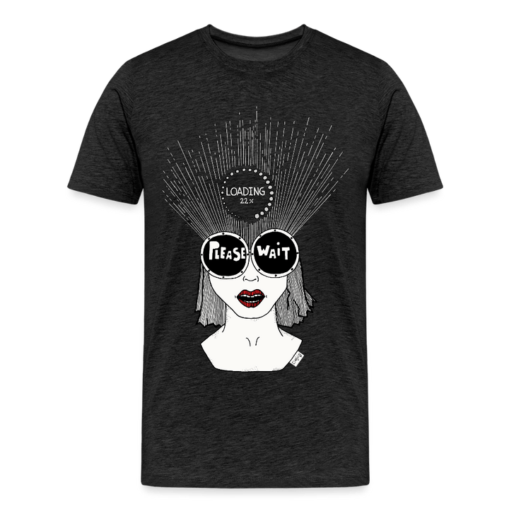 ADHD Loading Herre T-shirt - Herre premium T-shirt - charcoal - Dajlig