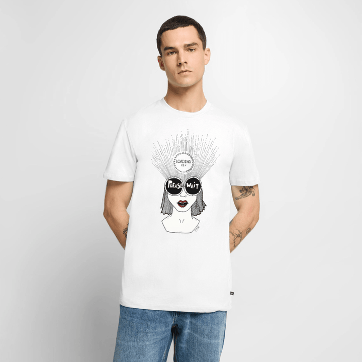 ADHD Loading Herre T-shirt - Herre premium T-shirt - hvid - Dajlig