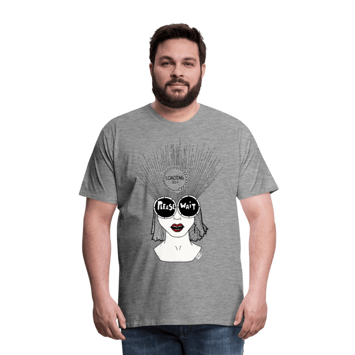 ADHD Loading Herre T-shirt - Herre premium T-shirt - hvid - Dajlig