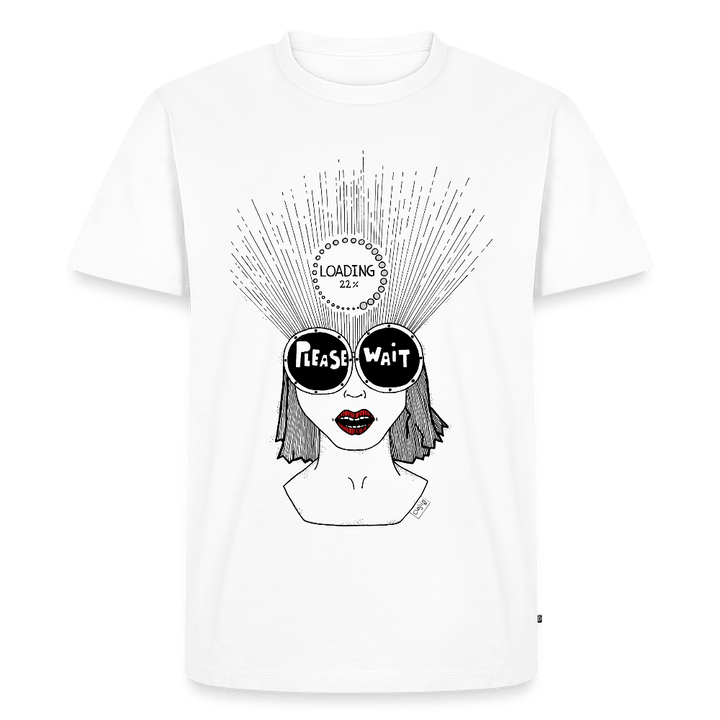 ADHD Loading Herre T-shirt - Herre premium T-shirt - hvid - Dajlig