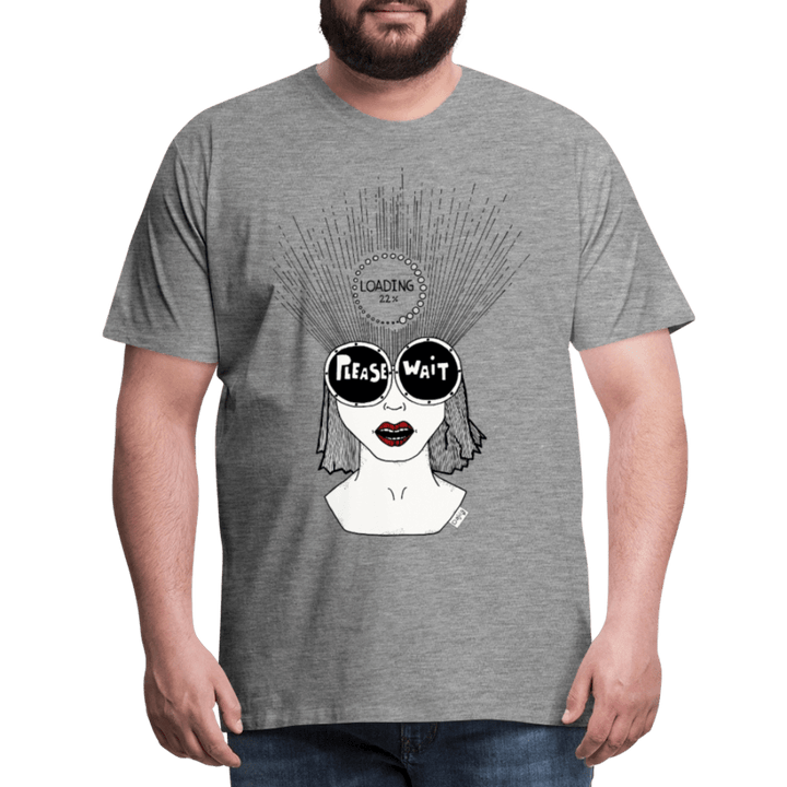 ADHD Loading Herre T-shirt - Herre premium T-shirt - hvid - Dajlig