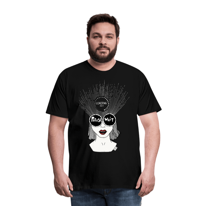 ADHD Loading Herre T-shirt - Herre premium T-shirt - hvid - Dajlig