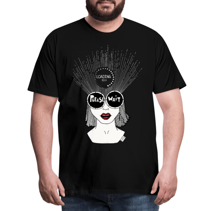 ADHD Loading Herre T-shirt - Herre premium T-shirt - hvid - Dajlig