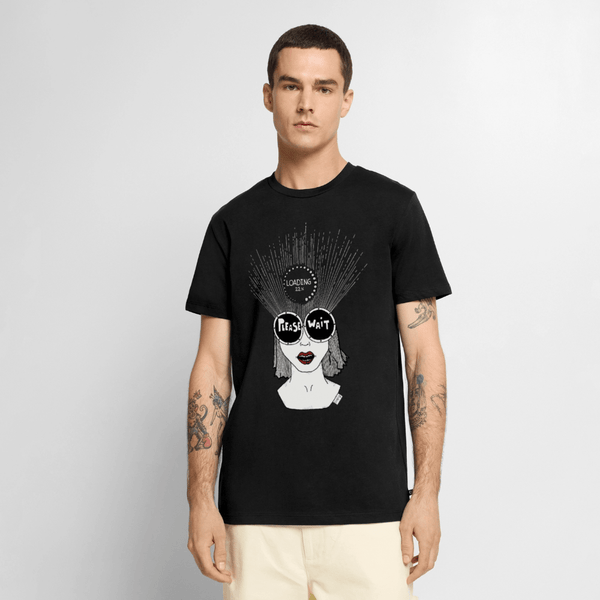 ADHD Loading Herre T-shirt - Herre premium T-shirt - sort - Dajlig