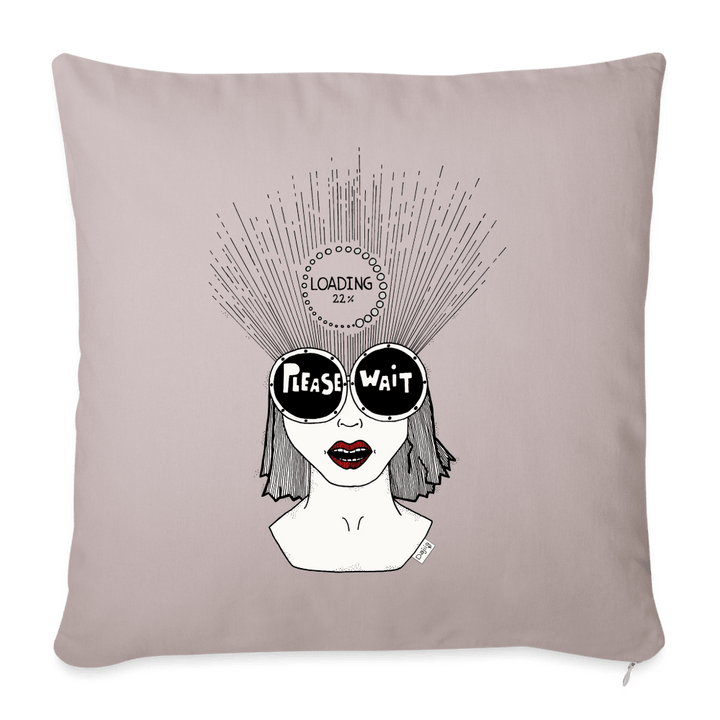ADHD Loading - Sofa Pude betræk - Pudebetræk 45 x 45 cm - Lys beige - Dajlig
