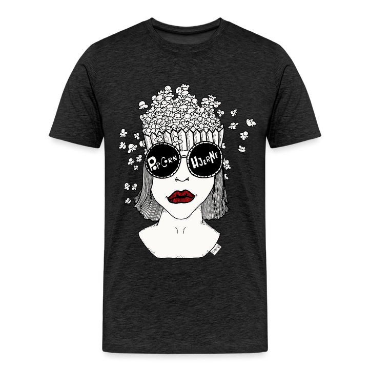 ADHD Popcorn Hjerne Herre T-shirt - Herre premium T-shirt - charcoal - Dajlig