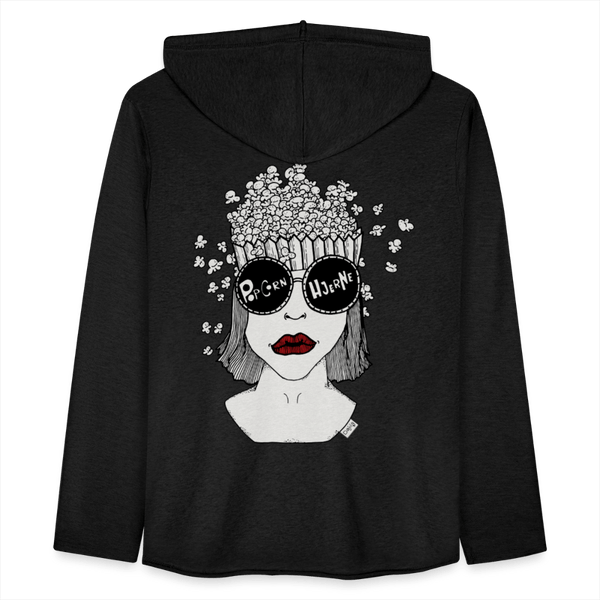 ADHD Popcorn Hjerne - Let Unisex hættetrøje - Let sweatshirt med hætte, unisex - charcoal - Dajlig