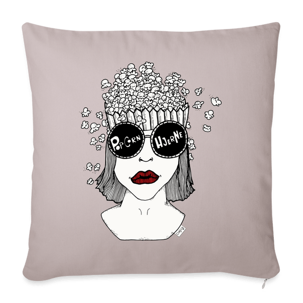 ADHD Popcorn Hjerne - Sofapude - Sofapude med fyld 44 x 44 cm - Lys beige - Dajlig