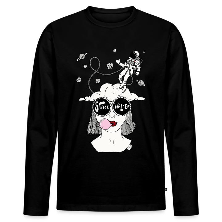 ADHD Space Walker - Herre langærmet trøje - Premium langærmet Herre - T-shirt - sort - Dajlig