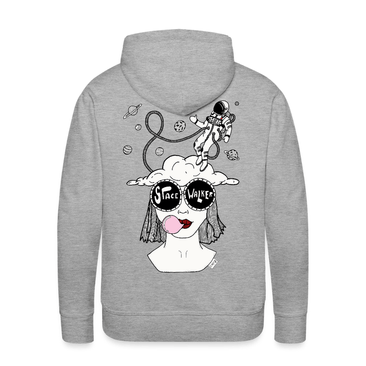 ADHD Space Walker - Herre Premium hættetrøje - Herre Premium hættetrøje - charcoal - Dajlig