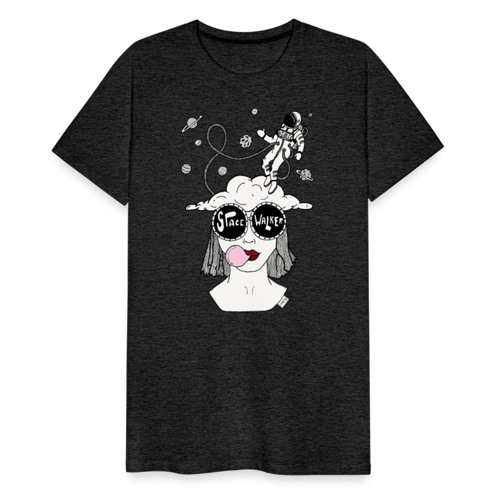ADHD Space Walker Herre T-shirt - Herre premium T-shirt - charcoal - Dajlig