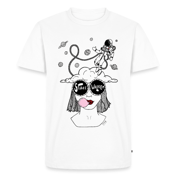 ADHD Space Walker Herre T-shirt - Herre premium T-shirt - hvid - Dajlig