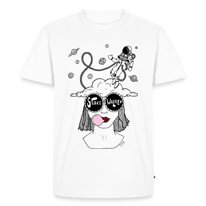 ADHD Space Walker Herre T-shirt - Herre premium T-shirt - hvid - Dajlig