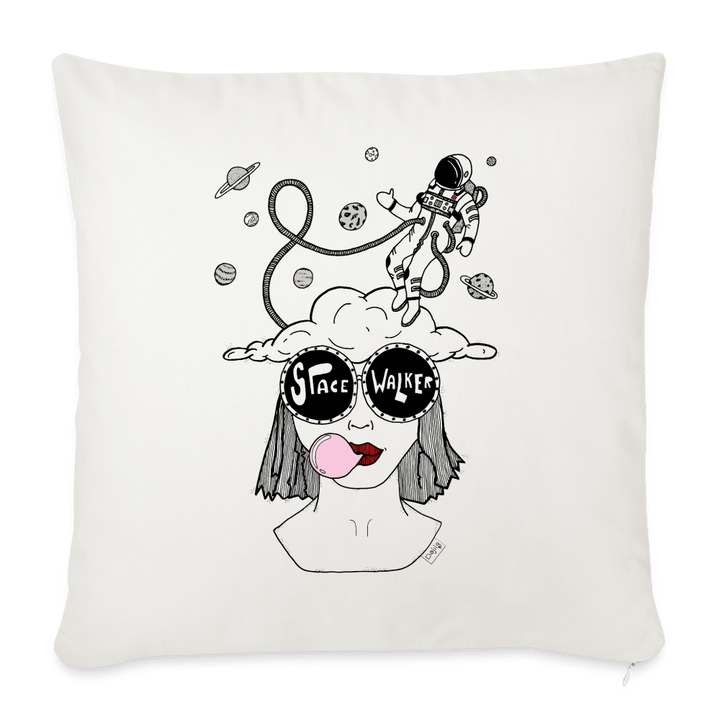 ADHD Space Walker - Sofa Pude Betræk - Pudebetræk 45 x 45 cm - naturhvid - Dajlig