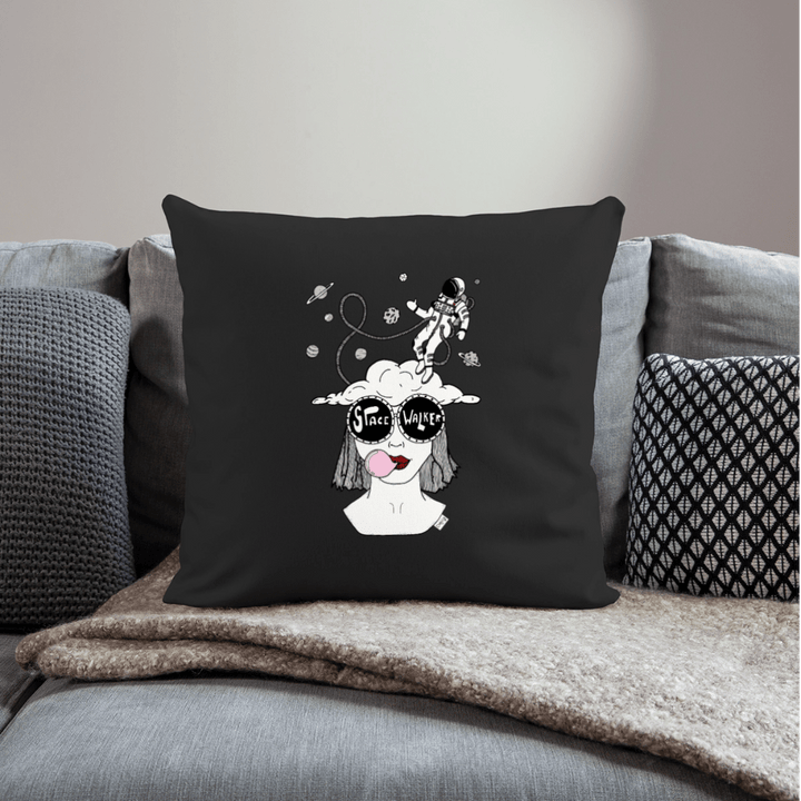 ADHD Space Walker - Sofa Pude Betræk - Pudebetræk 45 x 45 cm - sort - Dajlig