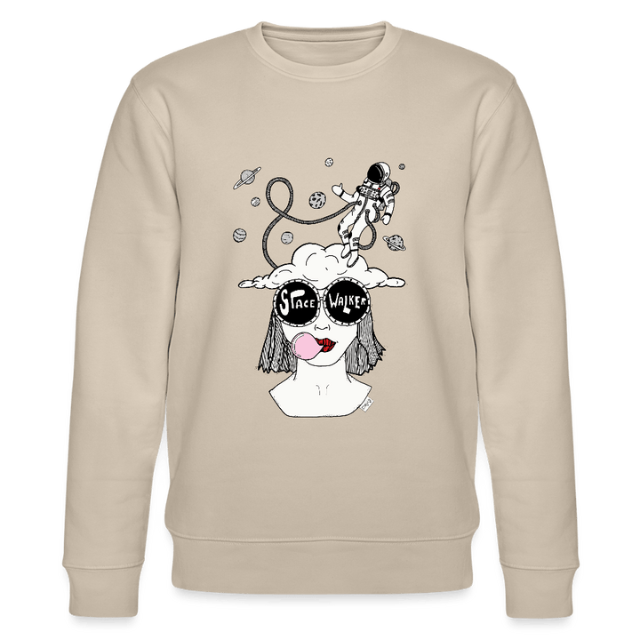ADHD Space Walker - Unisex Sweatshirt - Stanley/Stella økologisk unisex - sweatshirt CHANGER - beige - Dajlig