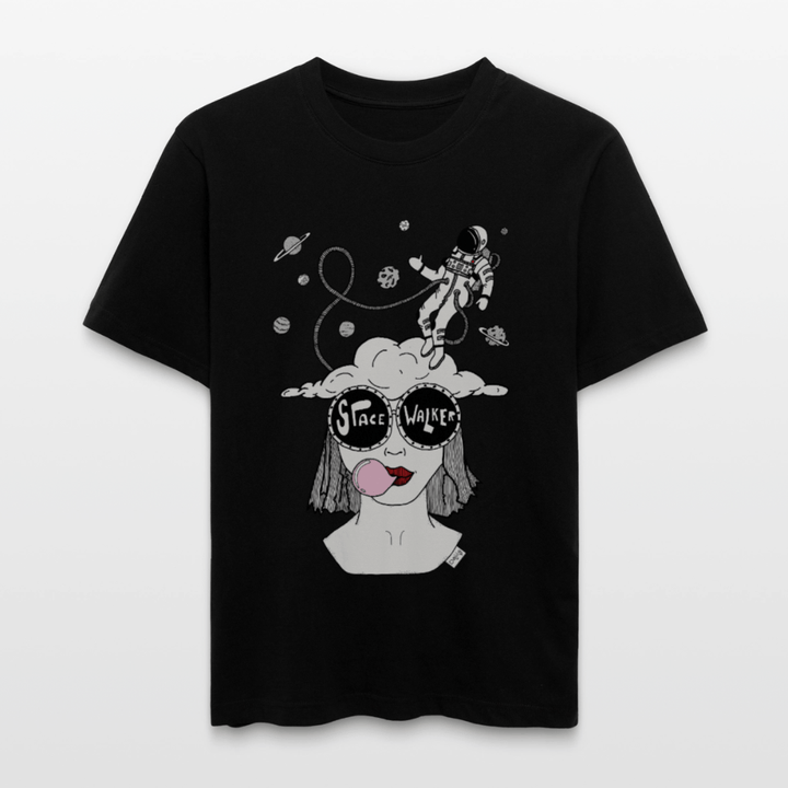 ADHD Space Walker Unisex T-shirt - Stanley/Stella Relaxed Fit økologisk unisex - T-shirt Sparker - sort - Dajlig