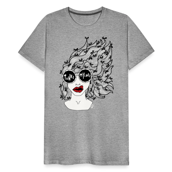 ADHD Tankemylder Herre T-shirt - Herre premium T-shirt - grå meleret - Dajlig