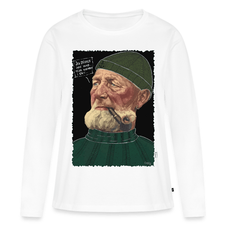 Anker Bådsmand - Dame Langærmet Trøje - Dame premium T-shirt med lange ærmer - hvid - Dajlig