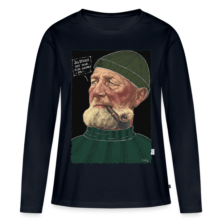 Anker Bådsmand - Dame Langærmet Trøje - Dame premium T-shirt med lange ærmer - navy - Dajlig