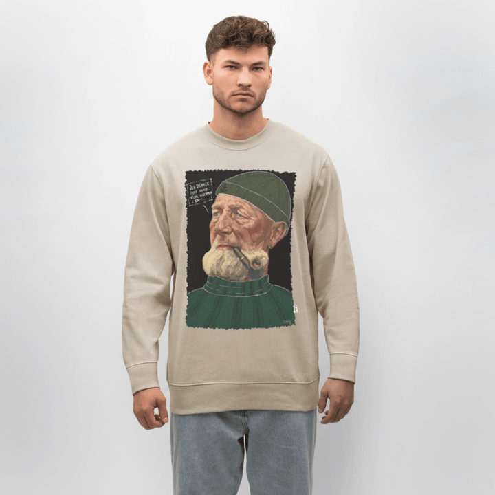 Anker Bådsmand - Kraftig Unisex Sweatshirt - Stanley/Stella økologisk unisex - sweatshirt CHANGER - beige - Dajlig