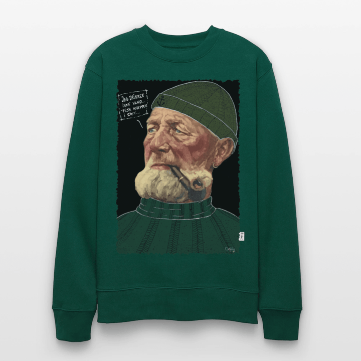 Anker Bådsmand - Kraftig Unisex Sweatshirt - Stanley/Stella økologisk unisex - sweatshirt CHANGER - skovgrøn - Dajlig