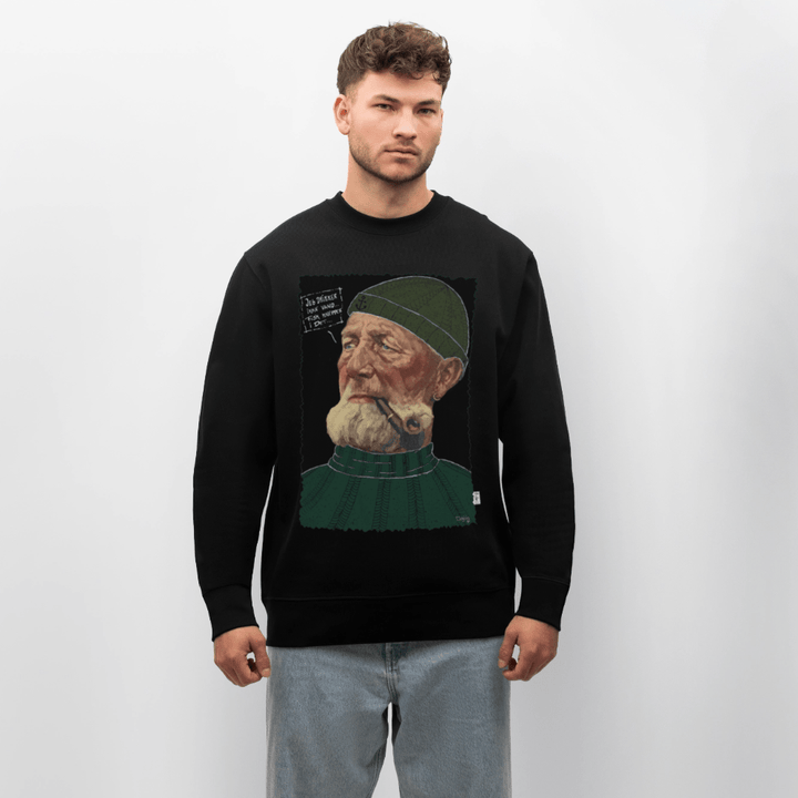Anker Bådsmand - Kraftig Unisex Sweatshirt - Stanley/Stella økologisk unisex - sweatshirt CHANGER - sort - Dajlig