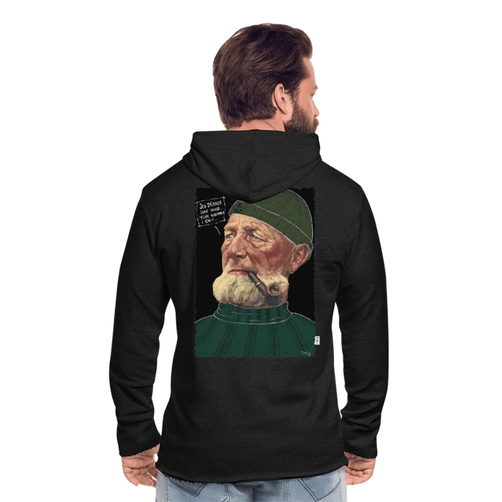 Anker Bådsmand - Let Unisex Hættetrøje - Let sweatshirt med hætte, unisex - charcoal - Dajlig