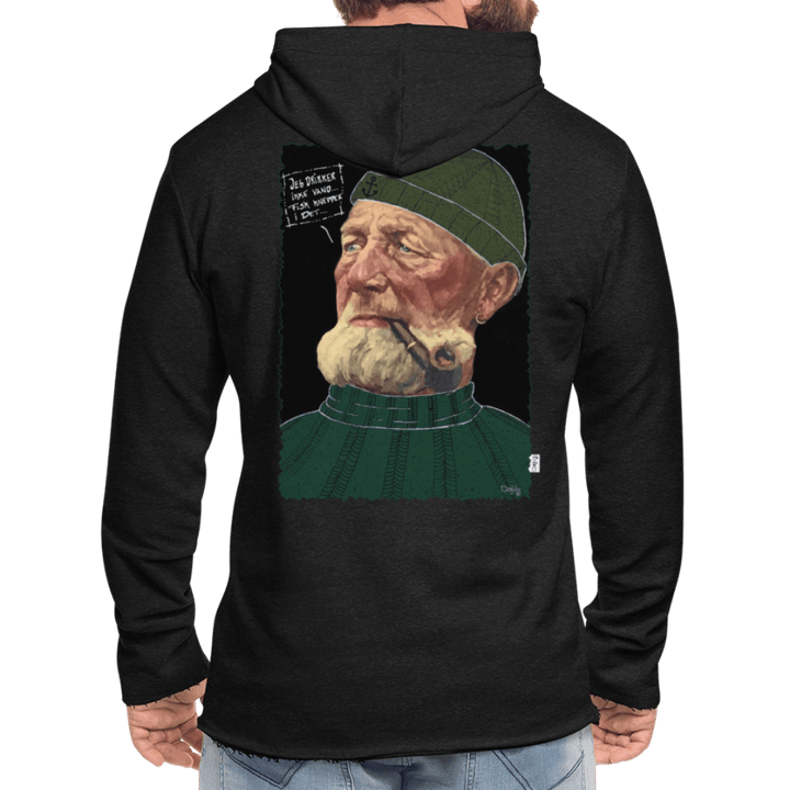 Anker Bådsmand - Let Unisex Hættetrøje - Let sweatshirt med hætte, unisex - charcoal - Dajlig