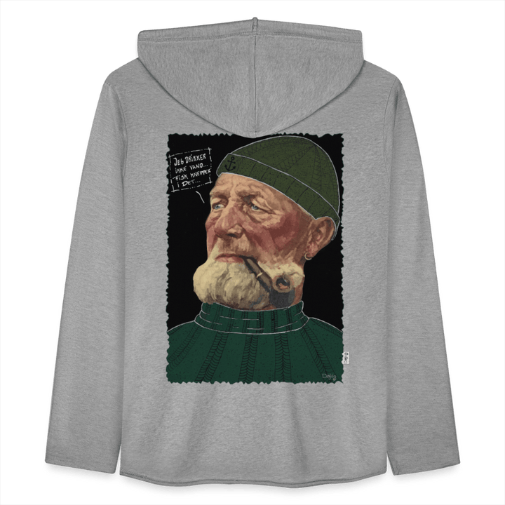 Anker Bådsmand - Let Unisex Hættetrøje - Let sweatshirt med hætte, unisex - grå meleret - Dajlig