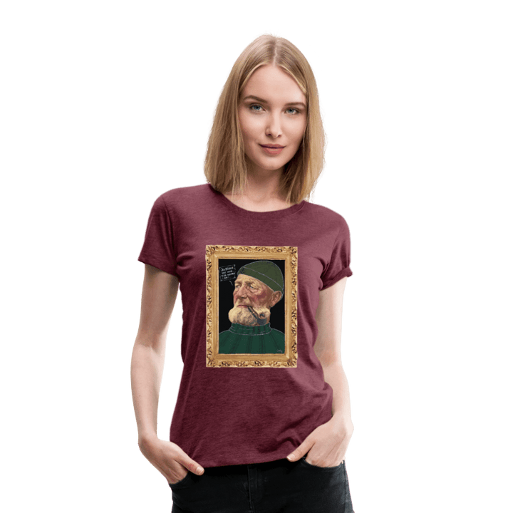 Anker Bådsmand - Premium Dame T-shirt - Dame premium T-shirt - charcoal - Dajlig